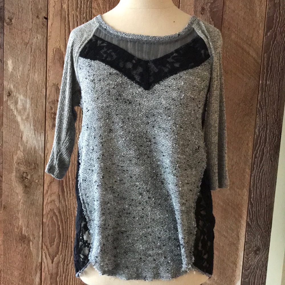 Buckle Brand- 3/4th length long sleeved blouse